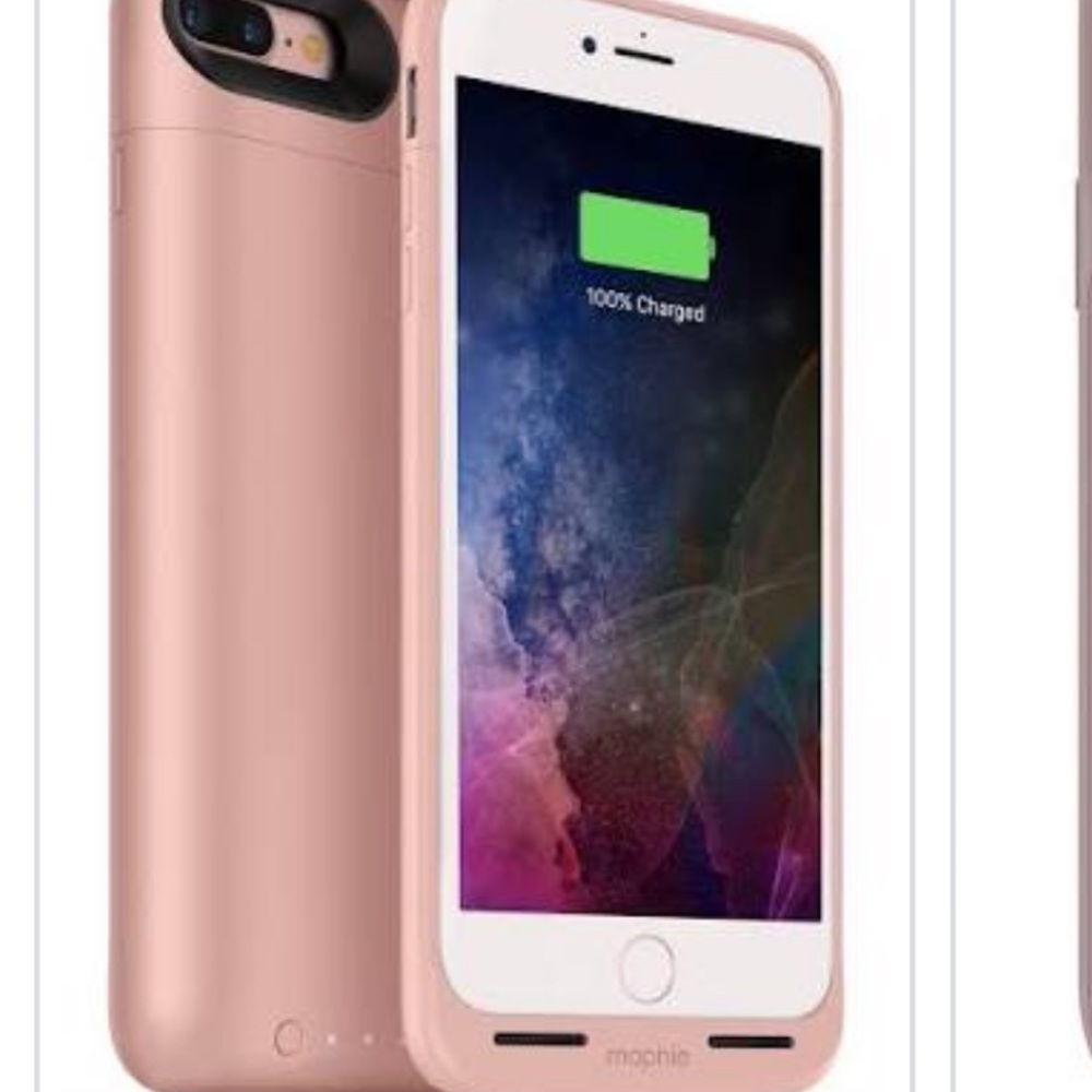 Mophie charging case rose gold iPhone 6 Plus